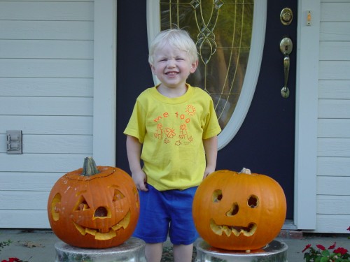 Eric and Jack o' Lanterns